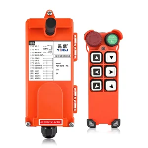 F21-2D4S Industrial Wireless Remote Control Crane Radio Switch Transmitter Receiver FCC CE Metal Plastic Housing