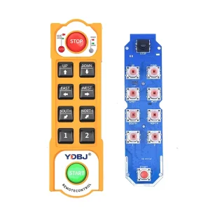 F23-8SF Industrial Wireless Crane Hoist 8-Button Electric Remote Control Cable Winch Radio Switch
