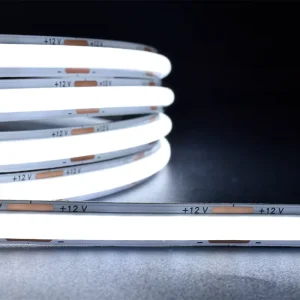 FCOB 12V LED Tape Light 8mm 252LEDs m No Voltage Drop 10m Dimmable Dot Free Strip for Smart Home Cabinet Under Counter Lighting