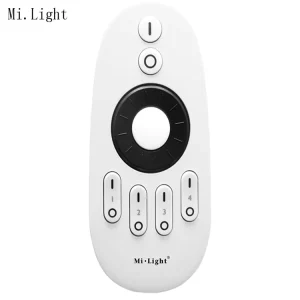 FUT006 LED Smart WiFi Dimmer Controller 2.4G 4-Zone RF Rotating Wheel Remote Control