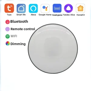 FY891 WiFi LED Ceiling Light, 24W, Ultrathin, RGB Tunable White, High CRI, Dimmable