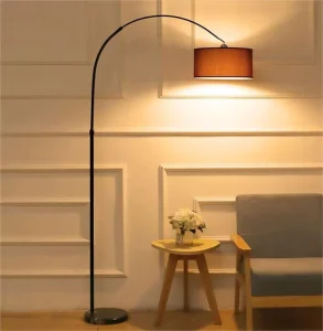 Fabric Living Room Sofa Indoor Floor Lamp Simple Art Bedroom Bedside Decorative