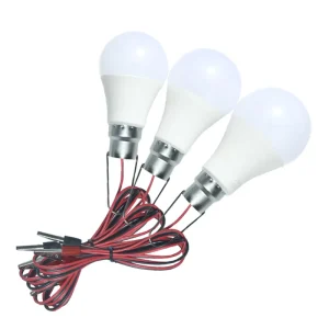 Factory 3W LED Bulb with 1 Meter Power Clip DC12V AC DC12 85V Energy Saving Remote Control Switch