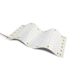 Factory Backlit Led Light Sheet 26w Dmx Tunable Led Sheet Panel Light Backlit Led Light Panels Clear Flexible LED Sheet for Wall