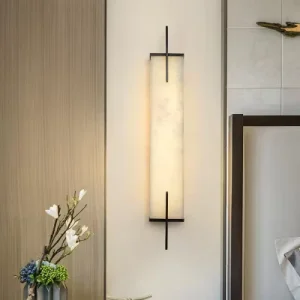 Factory Custom Light Luxury LED Marble Farmhouse Wall Lamp for Bedroom and Living Room