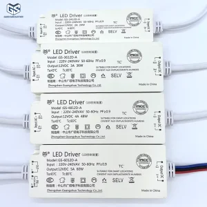 Factory Customizable 1 5A Constant Voltage Power Supply PF 0.9 Mirror LED Driver Waterproof IP44 12V 24V LED Lighting Plastic