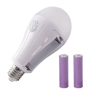 Factory Detachable 18650 Rechargeable LED Emergency Bulb Outage Backup Light Long Standby Camping Household Emergency Lamp