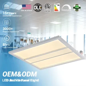 Factory Direct 0 10V Dimmable 2×2 2×4 24W 36W 42W 50W 3CCT Selectable Office School Hospital Backlit LED Panel Light
