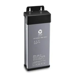 Factory Direct 12V 150W, 200W, 250W, or 300W LED Transformer IP44 Waterproof Ultra-Thin Driver for Signage, Cabinet, or LED Module Lighting