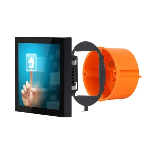 Factory Direct 157mm Smart WIFI Glass Screen Touch Panel Home Socket Double FR Wall Switch Smart Life App 240V Max. Voltage 1A