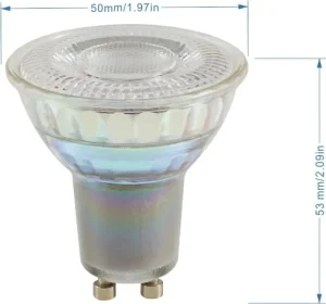 Factory Direct GU10 LED Bulb AC 110-250V 5W 7W 8W 9W with Glass Cover