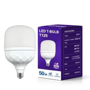 Factory Direct High Brightness LED T Bulb E27 B22 AC175 265V Eye Protection Anti Blue Light for Household Office Lighting