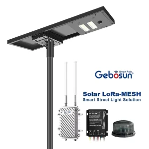 Factory Direct IoT LoRa Mesh Smart Street Light Solution IP65 Waterproof High Power Wireless Control Lighting System