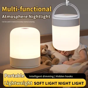 Factory Direct LED Rechargeable Night Light, Energy-Saving Bedroom Lamp