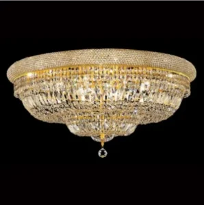 Factory Direct Metal LED Crystal Ceiling Light for Hotel Decoration