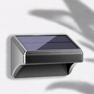 Factory Direct RGB Color IP65 Waterproof LED Solar Deck Lights Modern Style for Patio Wall Solar Garden Lighting