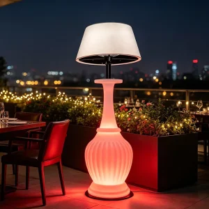 Factory Direct Sale Waterproof Outdoor LED Floor Lamp Heater 16 Color Control Heater Lamp by Electric and Gas Hotel