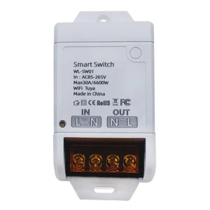 Factory Direct Smart WiFi Switch, AC 85-265V, 30A High-Power Relay Module, Wireless Remote Controller