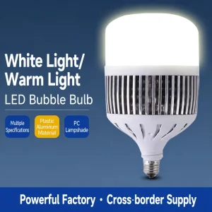 Factory Fin Cooling Ultra Bright LED Bulb 100W 150W E27 High Lumen Industrial Light for Warehouse Workshop