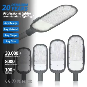 Factory High Lumen Outdoor LED Street Lights 30W 50W 100W 150W 200W Street Lights