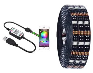 Factory LED PVC Light Strings for APP 12V USB Smart Strip Light Indoor Waterproof IP65 Dimmable