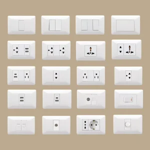Factory Manufacturers Modern US Standard Wall Switches and Sockets