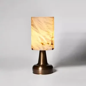 Factory Marble Desk Lamp Modern Simple Creative Living Room Bedroom Study Decoration Designer High end Villa Lights
