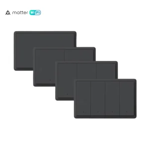 Factory Matter WiFi Wall Light Switch 1 2 3 4 Gang Smart Switch