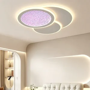 Factory Modern Acrylic Ceiling Lamp for Living Room and Bedroom 88W Remote Control Smart LED Ceiling Light