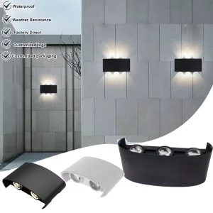Factory Modern Sconce Wall Lamps Waterproof IP65 110V 220V for Courtyard Hotel Corridor Indoor Outdoor Wall Lights