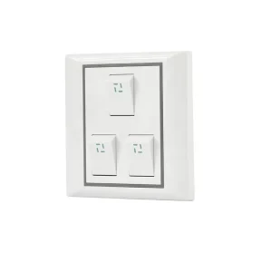 Factory New Design 3 Gang 1 Way Electrical Wall Switch Cambodia Switch
