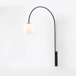 Factory Outlet Simple Wall Light Lamp Long Big Modern Wall Lamp with Glass Shade for Hotel