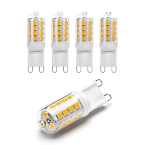 Factory Price Dimmable AC 230V G9 Base LED Bulb Warm White 3W CRI80 20000 Hours Replacement for Residential Use 2700 6000K Color