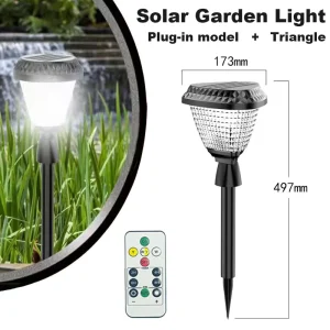Factory Price Outdoor Waterproof Led Solar Garden Light Color Changing Solar Lawn Light Garden