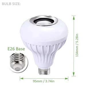 Factory Price Smart Music LED Bulb 600 Lumens 12W