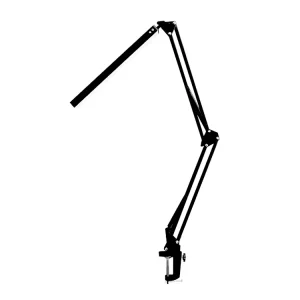 Factory Price Swing Arm LED Desk Lamp with Clamp Foldable Table Lamp