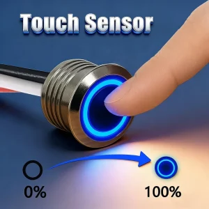 Factory Price Tan LED Touch Sensor Switch Dimmer 12V24V Touch Control on Off Controller for Cabinet Light LED Strip Lighting