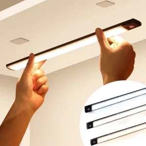 Factory Rechargeable Magnetic Motion Sensor LED Light for Kitchen Wardrobe Closet