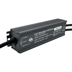 Factory SAA DC24V 1.67A 40W 0 1 10V (4 in 1) Dimmable Waterproof Constant Voltage Led Driver