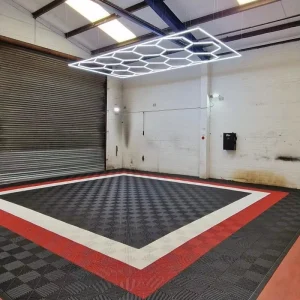 Factory Sell Commercial Hex Grid Garage Light Hexagon Led Ceiling Light Tubes for Versatile Working Light