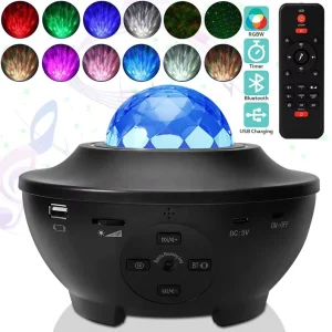 Factory Smart LED Night Lamp Laser Sky Star Projector With Remote Control