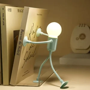 Factory Student Desktop Phone Holder Decompression Creative Ornament Mini Night Light LED Lamp Bulb Decorative Lamps