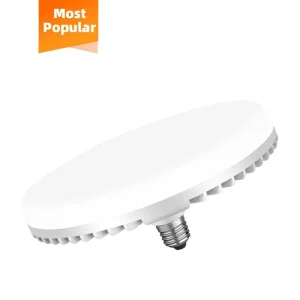 Factory Supply 15W 20W 30W 40W 50W Flying Saucer Round Circle Big Bulb Lights Saver Energy B22 E27 Led Bulb UFO