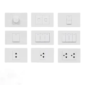 Factory Supply Home Light Wall Switch Electrical Panel Sockets and Switches