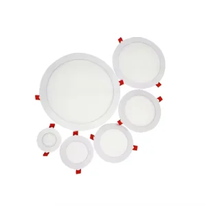 Factory Supply Ultra Thin Residential Hotel Recessed Round or Square LED Panel Light