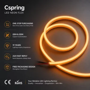 Factory Supply Warm White Pure Silicone LED Strip 2835 120LED M 12V 24V IP67 with Remote Control for Signage & Decor Lighting