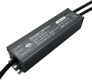 Factory Supply Waterproof 12V 45W Constant-Voltage LED Driver, DALI-2 and Push Dimmable, IP67 Aluminum Housing