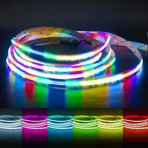 Factory direct outdoor/indoor digital COB LED strip light DC24V RGB