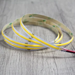 Factory high-density cuttable 24V flexible dimmable COB smart LED strip light with remote control