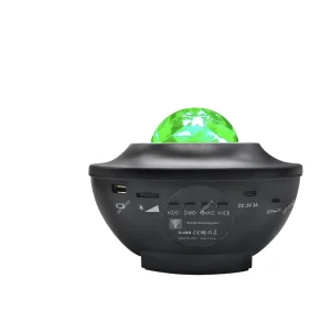 Fast Delivery Modern Multicolor PC Night Light Projector LED BT Music Speaker Laser Smart Remote Control Bedroom Decor